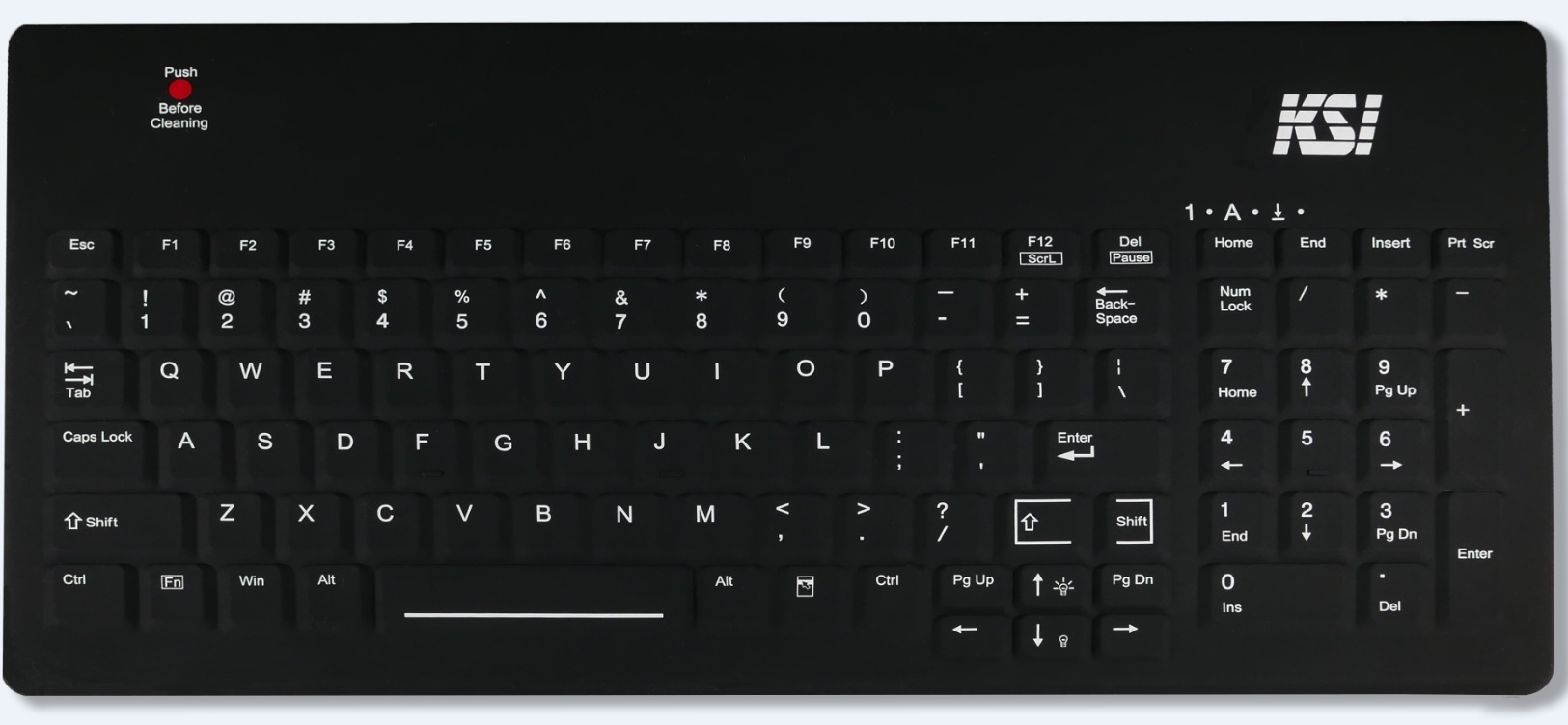 KSI KEYBOARD 1801 SX 104K CLN USB BLK